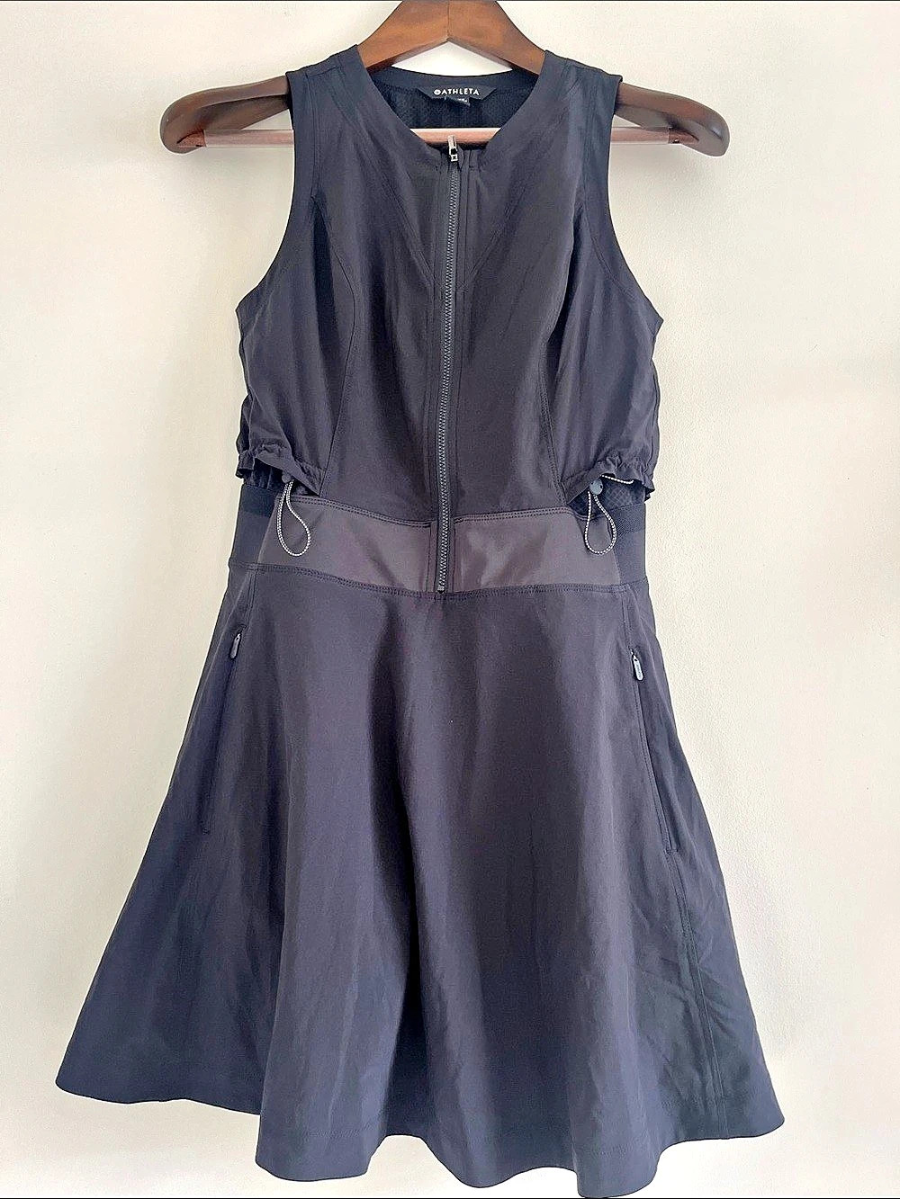 Athleta Expedition Dress Sleeveless Mini Dress Black